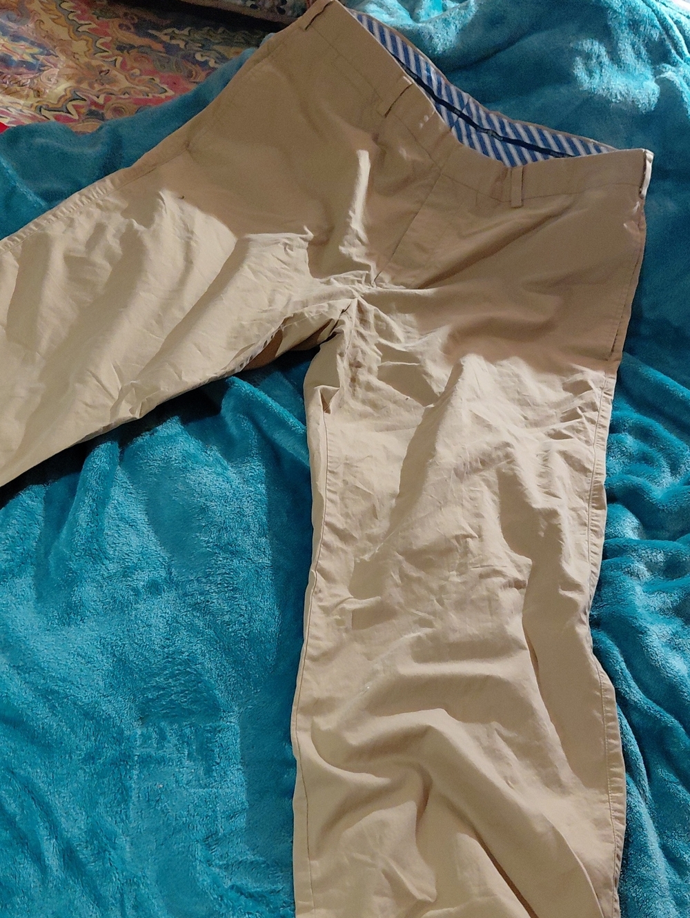 Tommy Hilfiger Beige Cotton Chino Pants